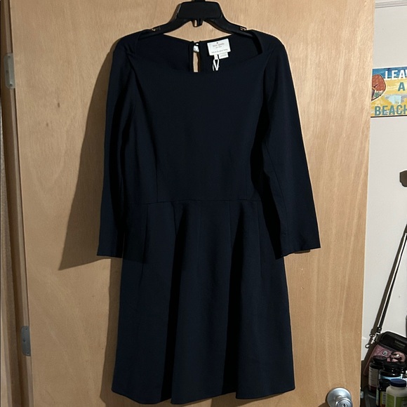 Kate Spade Classic Black Long Sleeve Dress